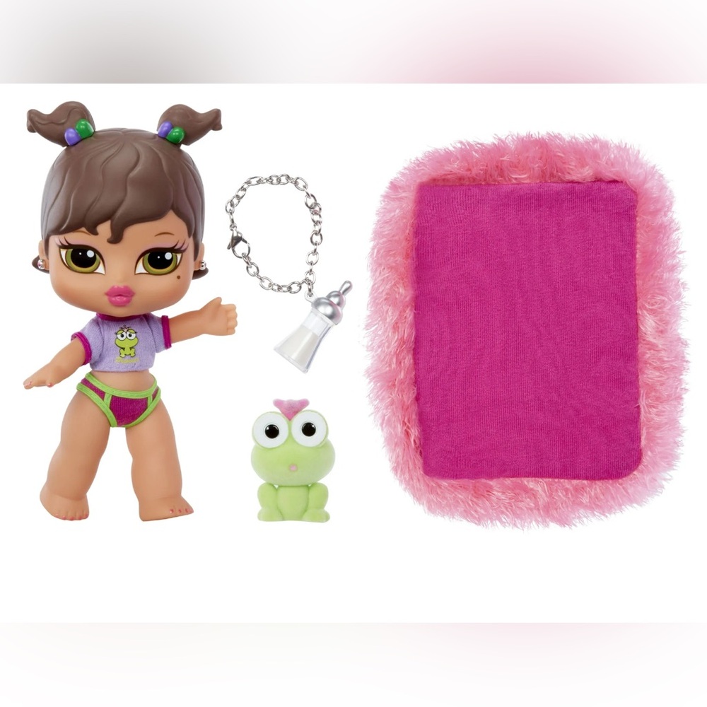Bratz Babyz Yasmin Collectible Fashion Doll with Real Fashions and Pet